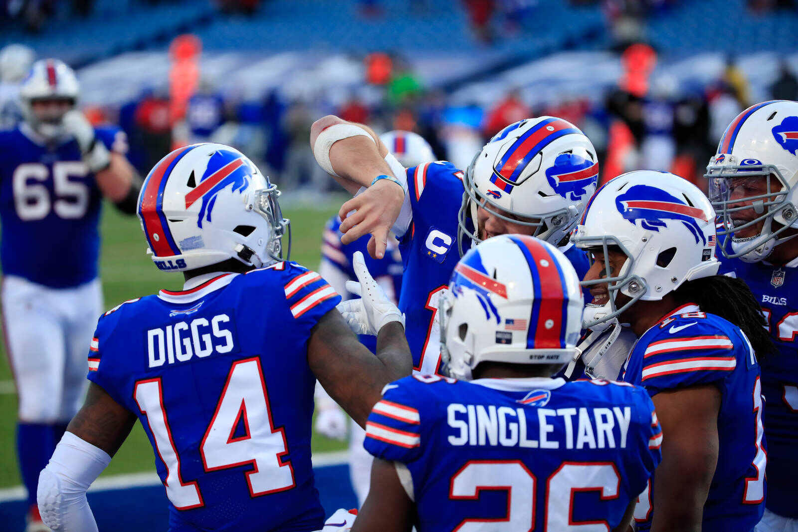 End zone celebration